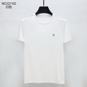$34.00,Hermes Short Sleeve Ice Silk T Shirts For Men # 287906