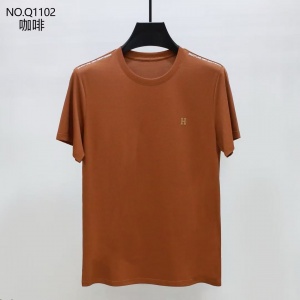 $34.00,Hermes Short Sleeve Ice Silk T Shirts For Men # 287908