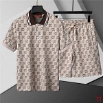 Gucci Short Sleeve T shirts&Short Set For Men # 285839