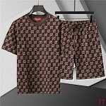 Gucci Short Sleeve T shirts&Short Set For Men # 285842