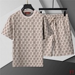 Gucci Short Sleeve T shirts&Short Set For Men # 285843, cheap Gucci Tracksuits