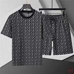 Louis Vuitton Short Sleeve T shirts&Short Set For Men # 285850