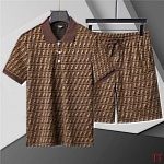 Fendi Short Sleeve T shirts&Short Set For Men # 285855, cheap Fendi Tracksuits
