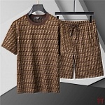 Fendi Short Sleeve T shirts&Short Set For Men # 285856, cheap Fendi Tracksuits