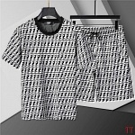 Fendi Short Sleeve T shirts&Short Set For Men # 285857