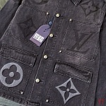 Louis Vuitton Denim Jackets For Men # 285858, cheap LV Jackets