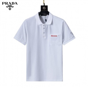 $34.00,Prada Short Sleeve Polo Shirts For Men # 288082