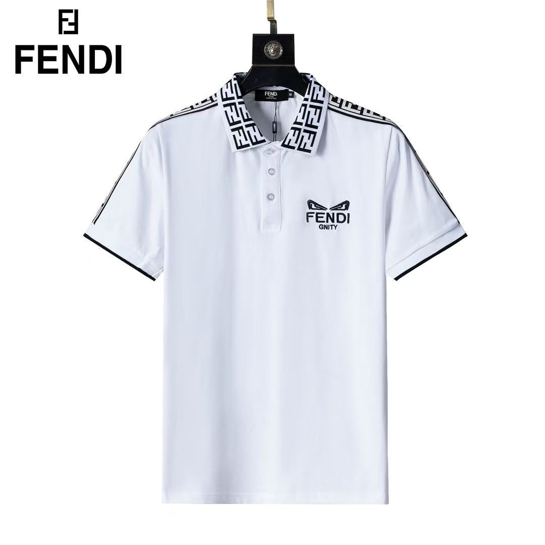 Fendi Short Sleeve Polo Shirts For Men # 288010