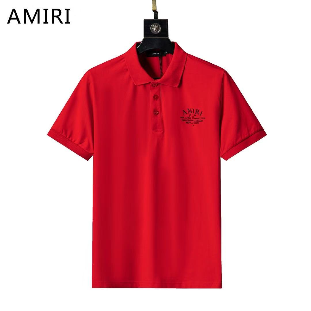 Amiri Short Sleeve Polo Shirts For Men # 288101