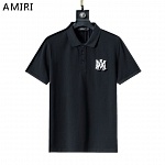 Amiri Short Sleeve Polo Shirts For Men # 288103, cheap Amiri T Shirt