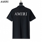 Amiri Short Sleeve Polo Shirts For Men # 288103, cheap Amiri T Shirt