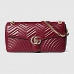 Gucci Gucci GG Marmont Large Red Shoulder Ba For Women  # 288164, cheap Gucci Satchels