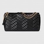 Gucci Gucci GG Marmont Large Black Shoulder Ba For Women  # 288165, cheap Gucci Satchels