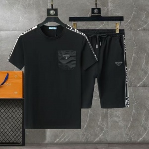 $49.00,Prada T Shirt&Short Set For Men  # 288512
