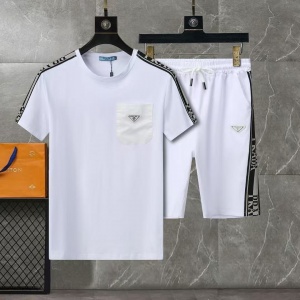 $49.00,Prada T Shirt&Short Set For Men  # 288513