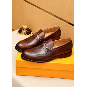 $95.00,Louis Vuitton Leather Derby Shoes For Men # 288641