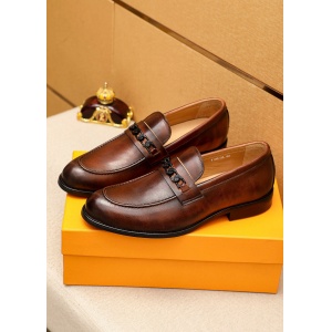 $95.00,Louis Vuitton Leather Derby Shoes For Men # 288643