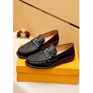 $95.00,Louis Vuitton Leather Derby Shoes For Men # 288646