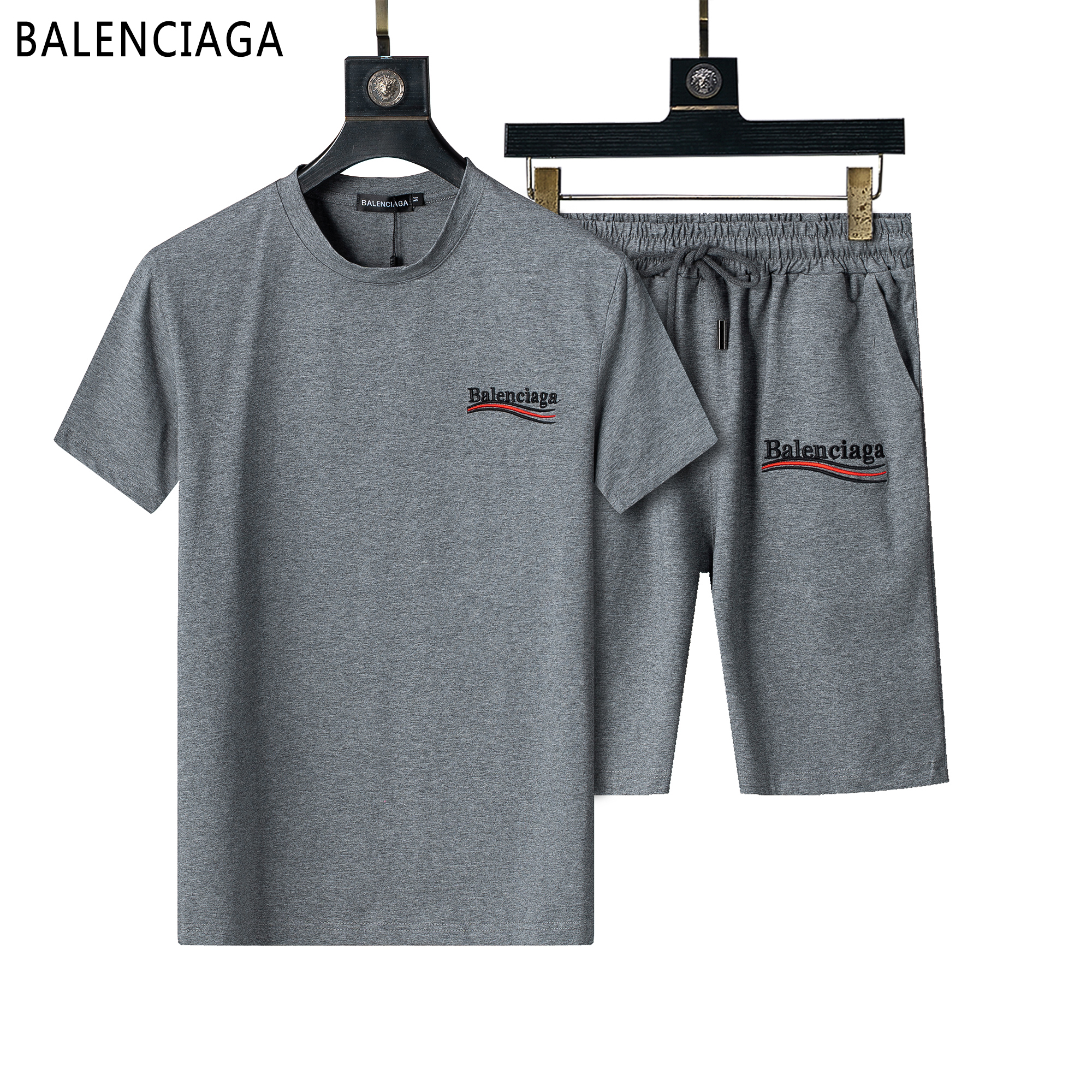 Balenciaga T Shirt&Short Set For Men # 288426
