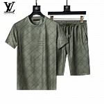 Louis Vuitton T Shirt&Short Set For Men # 288383, cheap LV Tracksuits