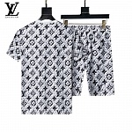 Louis Vuitton T Shirt&Short Set For Men # 288384, cheap LV Tracksuits