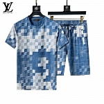 Louis Vuitton T Shirt&Short Set For Men # 288389, cheap LV Tracksuits