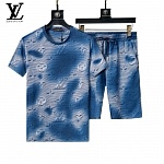 Louis Vuitton T Shirt&Short Set For Men # 288393, cheap LV Tracksuits