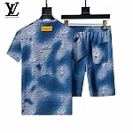Louis Vuitton T Shirt&Short Set For Men # 288393, cheap LV Tracksuits