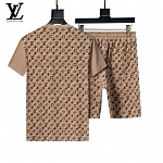 Louis Vuitton T Shirt&Short Set For Men # 288398, cheap LV Tracksuits