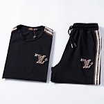 Louis Vuitton T Shirt&Short Set For Men # 288402, cheap LV Tracksuits