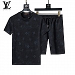 Louis Vuitton T Shirt&Short Set For Men # 288403, cheap LV Tracksuits