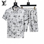 Louis Vuitton T Shirt&Short Set For Men # 288404, cheap LV Tracksuits
