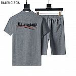 Balenciaga T Shirt&Short Set For Men # 288426, cheap Balenciaga Tracksuit