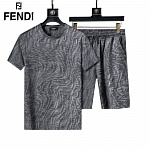 Fendi T Shirt&Short Set For Men # 288445