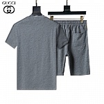 Gucci T Shirt&Short Set For Men # 288447, cheap Gucci Tracksuits