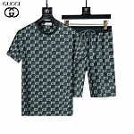 Gucci T Shirt&Short Set For Men # 288452, cheap Gucci Tracksuits