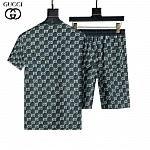 Gucci T Shirt&Short Set For Men # 288452, cheap Gucci Tracksuits