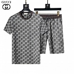 Gucci T Shirt&Short Set For Men # 288453, cheap Gucci Tracksuits
