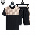 Gucci T Shirt&Short Set For Men # 288455, cheap Gucci Tracksuits