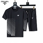 Prada T Shirt&Short Set For Men # 288460