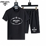 Prada T Shirt&Short Set For Men # 288461