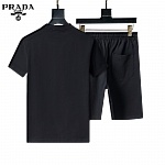Prada T Shirt&Short Set For Men # 288461, cheap Prada Tracksuits