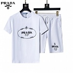 Prada T Shirt&Short Set For Men # 288462