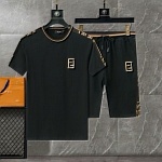 Fendi T Shirt&Short Set For Men  # 288494, cheap Fendi Tracksuits