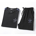 Fendi T Shirt&Short Set For Men  # 288496, cheap Fendi Tracksuits