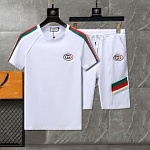 Gucci T Shirt&Short Set For Men  # 288501, cheap Gucci Tracksuits