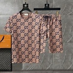 Gucci T Shirt&Short Set For Men  # 288503
