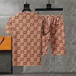 Gucci T Shirt&Short Set For Men  # 288504, cheap Gucci Tracksuits