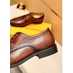 Louis Vuitton Leather Derby Shoes For Men # 288639, cheap For Men