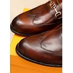 Louis Vuitton Leather Derby Shoes For Men # 288641, cheap For Men